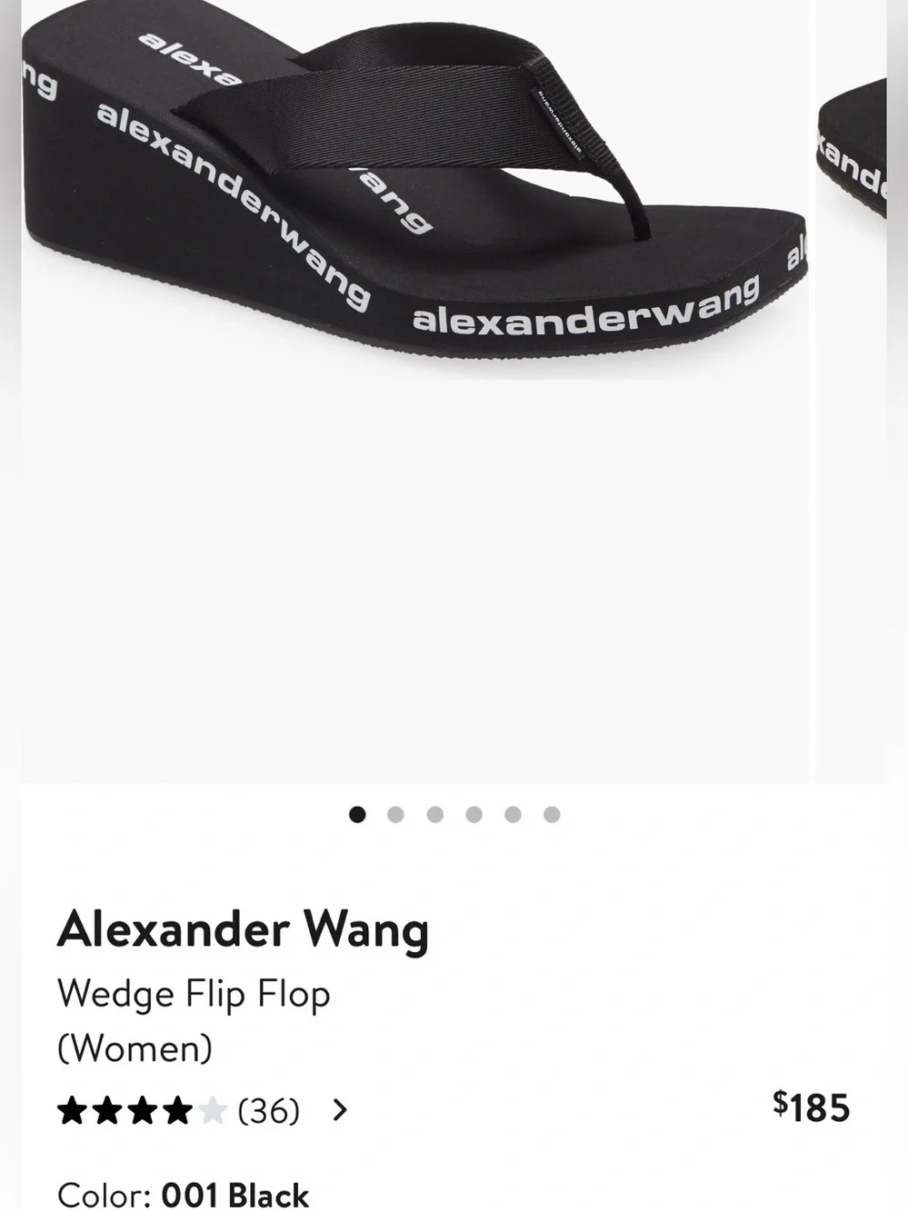Wedge platform Flip Flop.by Alexandra Wang